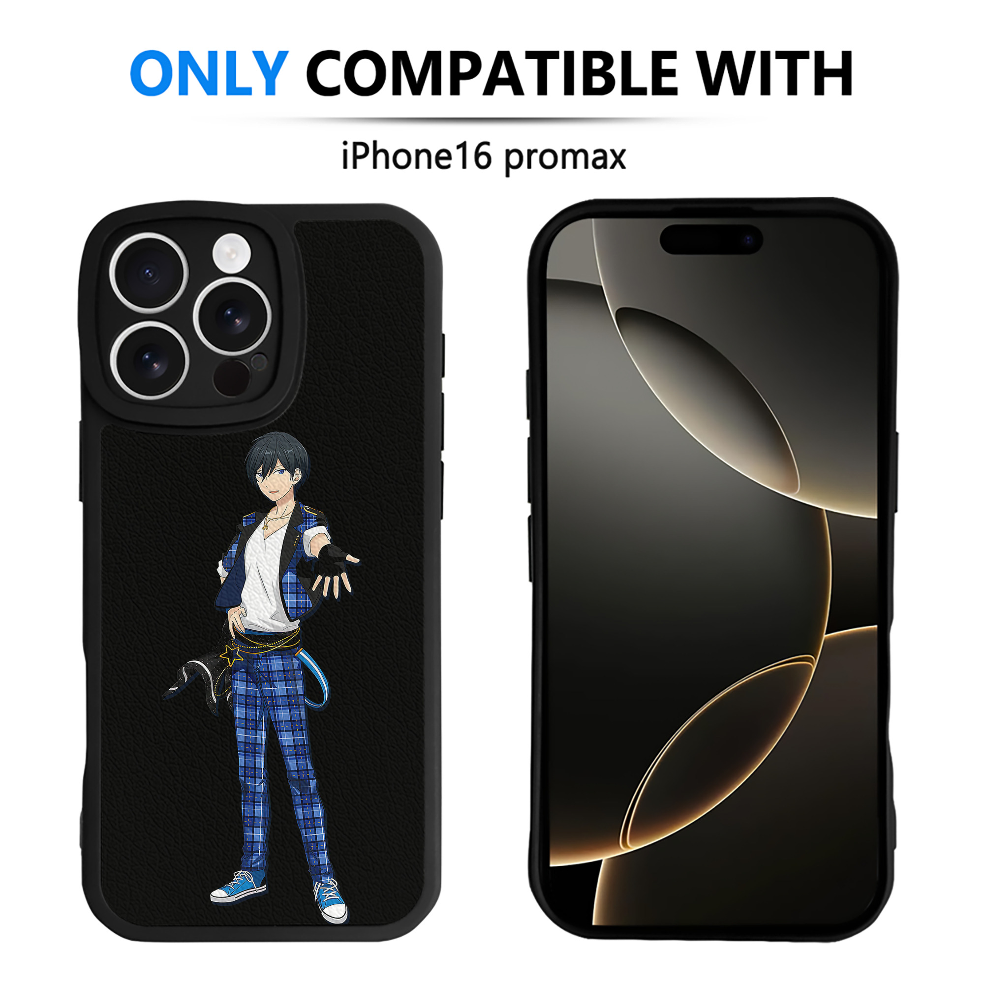 （画像用） あんさんぶるスターズ! Ensemble Stars 【iPhone 16シリーズ対応】シリコンスマホケース（レザー調） 材質：シリコン